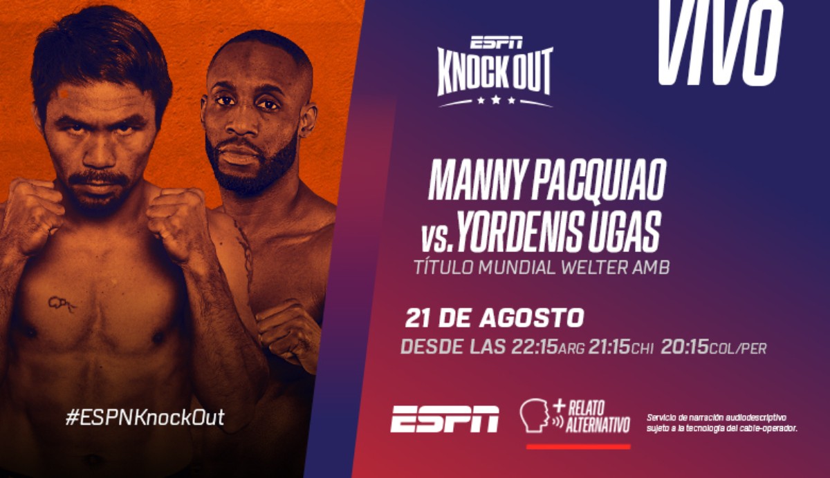 Manny Pacquiao Vs. Yordenis Ugás: Ya Llegaron A Las Vegas